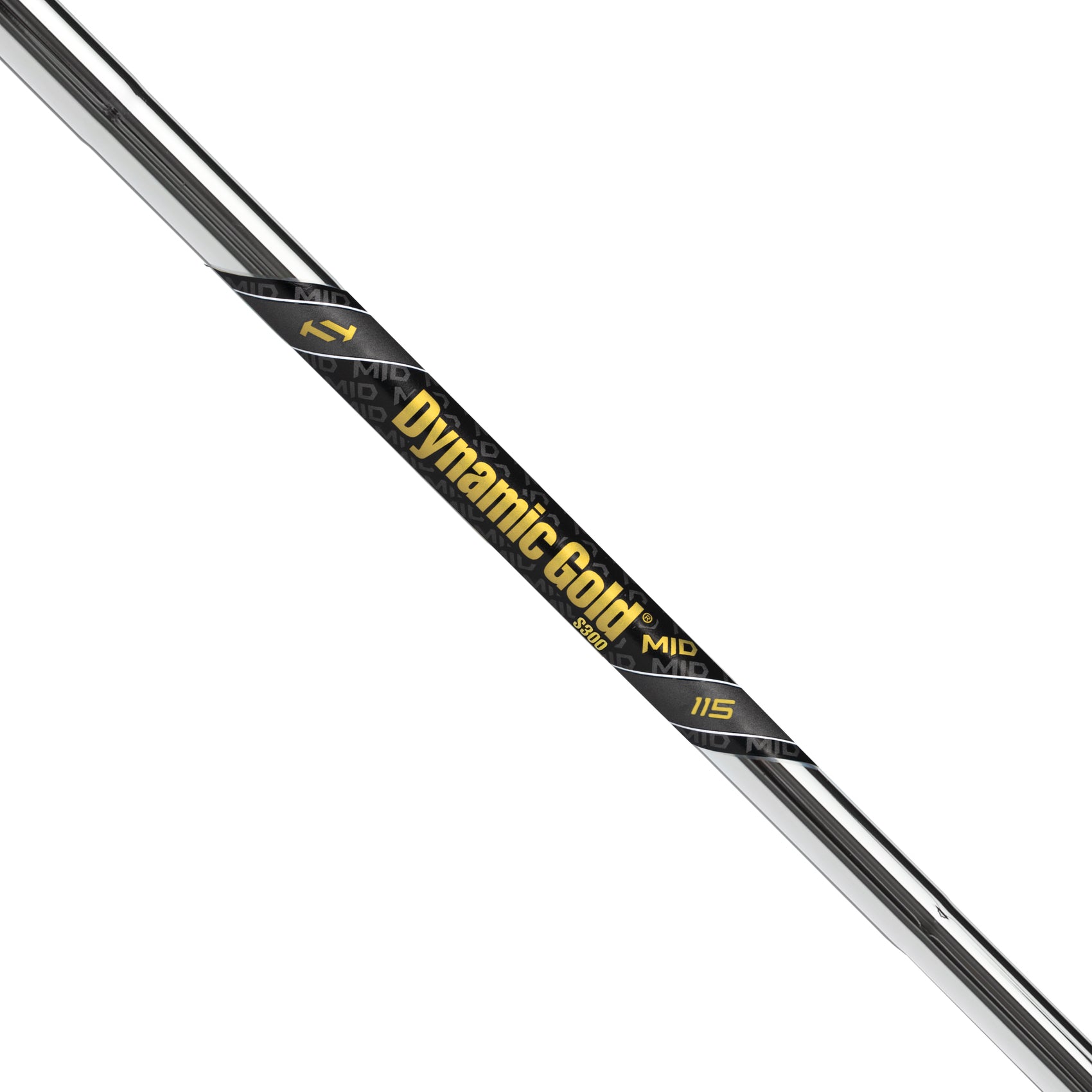 True Temper Dynamic Gold MID 115 Iron Steel Shaft - Tapered Tip