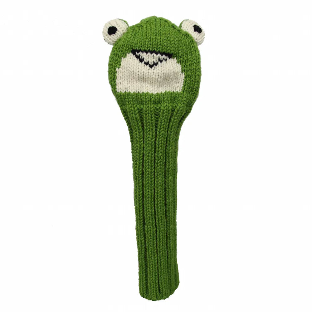 Sunfish Knit Animal Headcover - Frankie the Frog