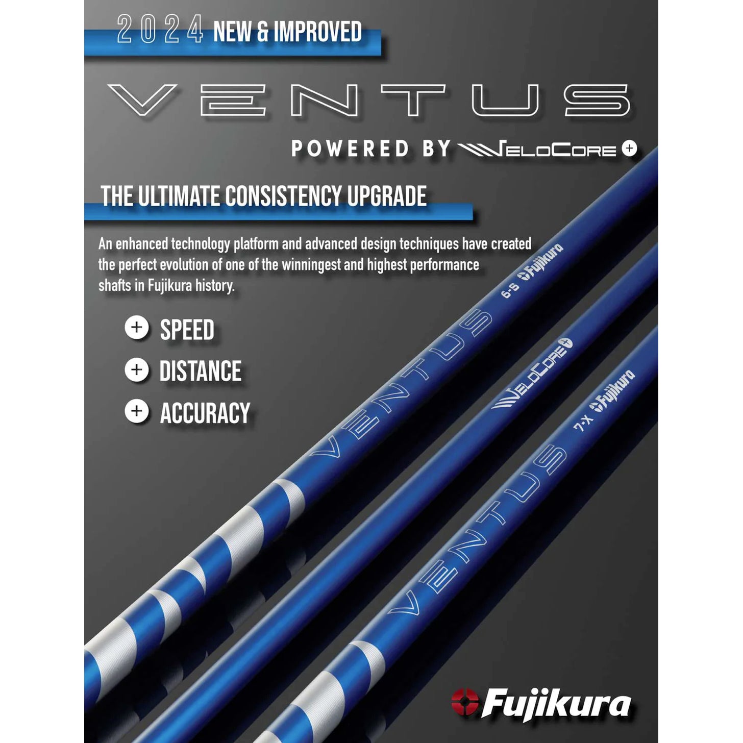 ASSEMBLED) Fujikura 2024 Ventus Blue with Velocore+ Graphite Shaft wi –  Grips4Less