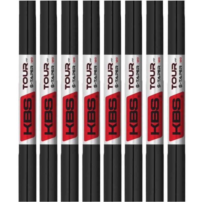 KBS Tour $-Taper Shaft - Black PVD (Bundle Set of 8x Shafts)